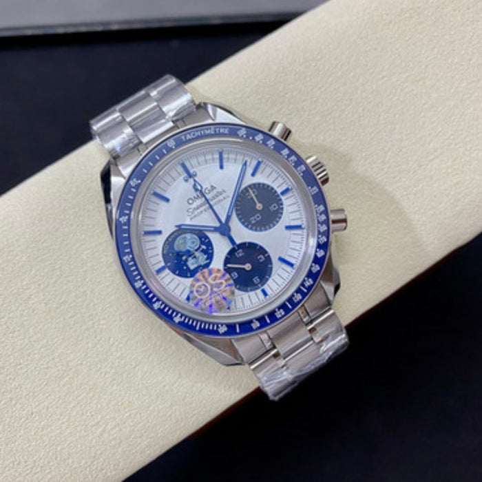 Omega Speedmaster Silver Snoopy Award 50th Anniversary Chronograph