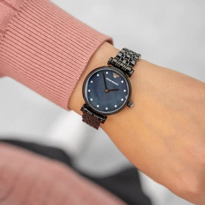 Emporio Armani Stainless Steel Ladies Analog Watch AR11268 - Authentic