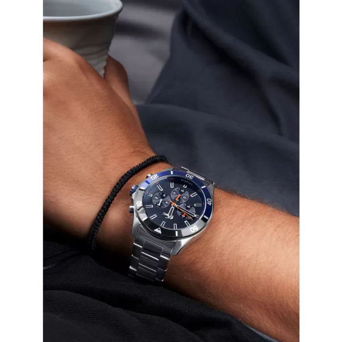 Lacoste Tiebreaker Stainless Steel Black Dial Men's 2011155 - Authentic