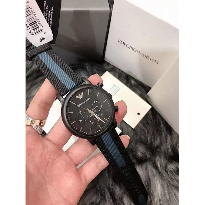 Emporio Armani Analog Black Dial Men's Watch-AR1948 - Authetic