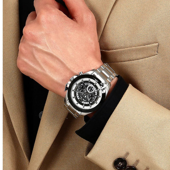 Maserati Velocita Chronograph Black & Silver Watch - R8873612059 - Authentic