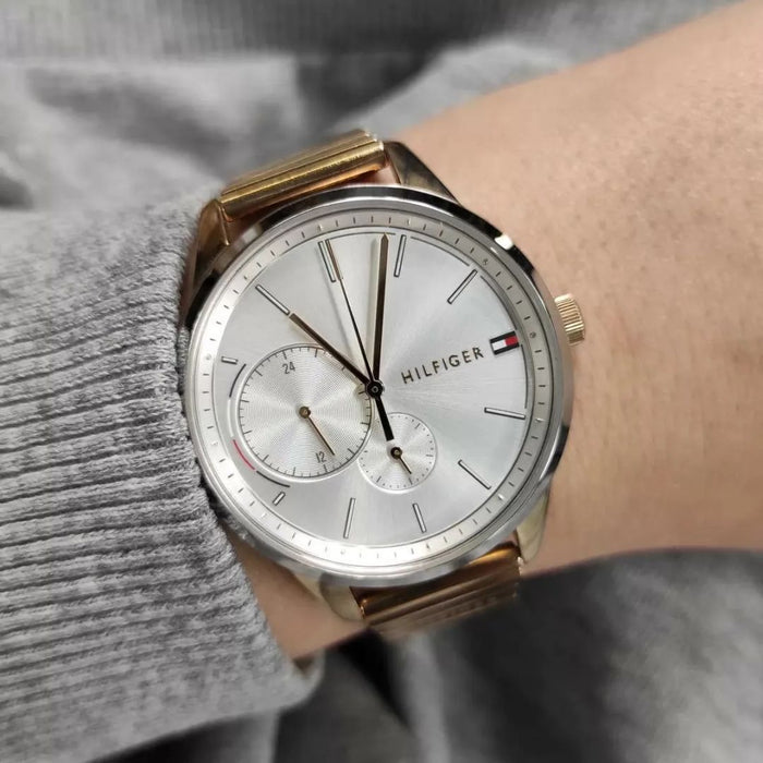 Tommy Hilfiger Womens Gold Multi Dial Watch 1782021 - Authentic