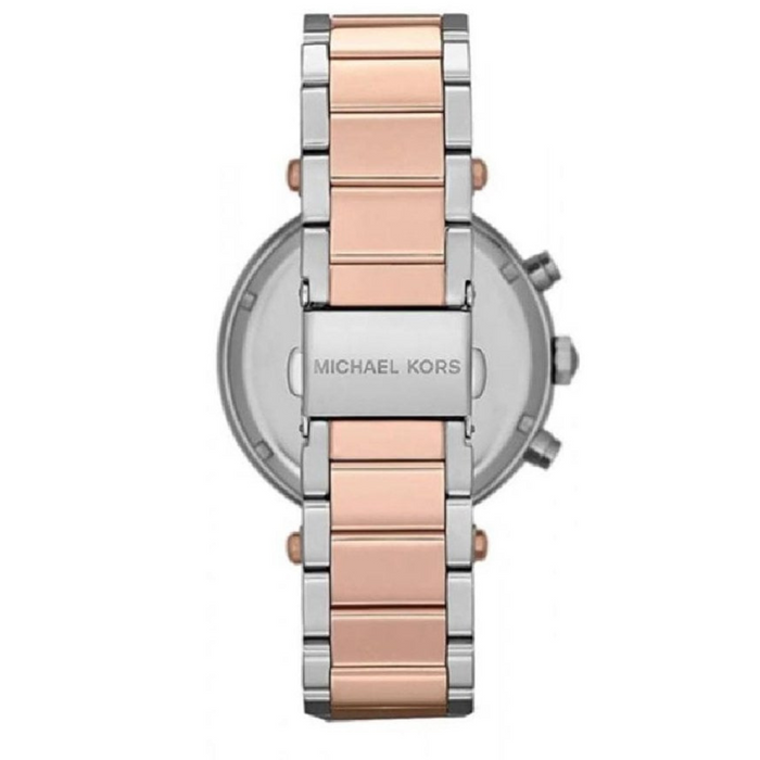 Michael Kors Parker Two Tone Glitz Dial Watch MK5820 Authentic