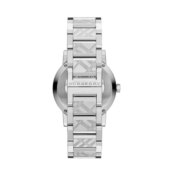 Burberry Gold Stainless Steel Check-Pattern Women Watch - BU9144 - Authentic