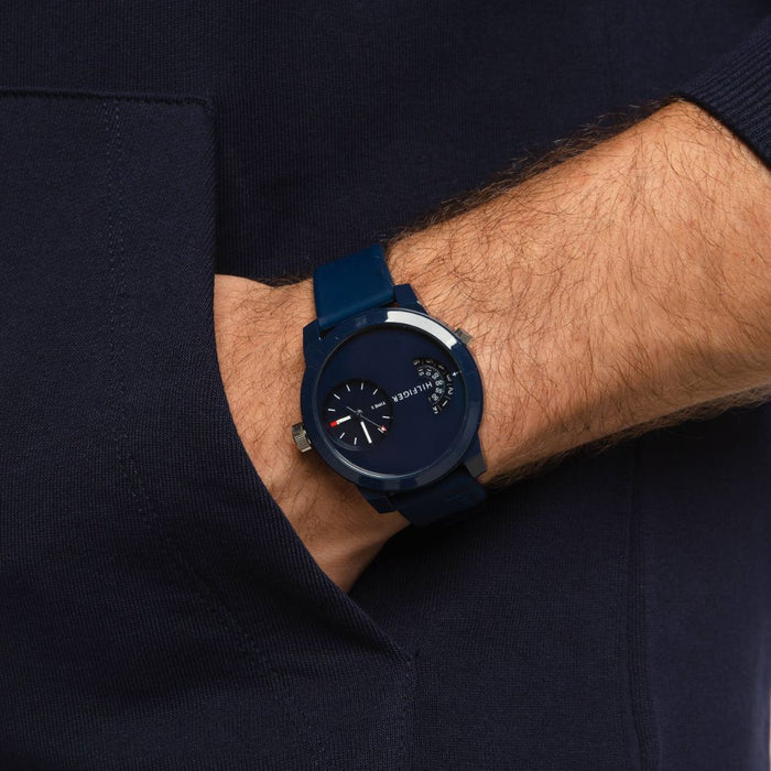 Tommy Hilfiger Dual Time Men's Watch – Navy Blue - 1791556 - Authentic
