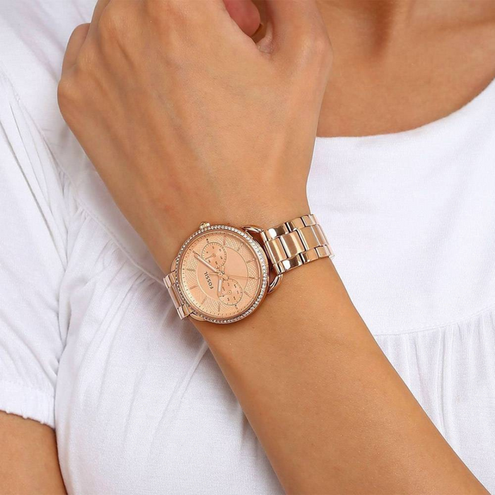 FOSSIL TAILOR ROSEGOLD Authentic