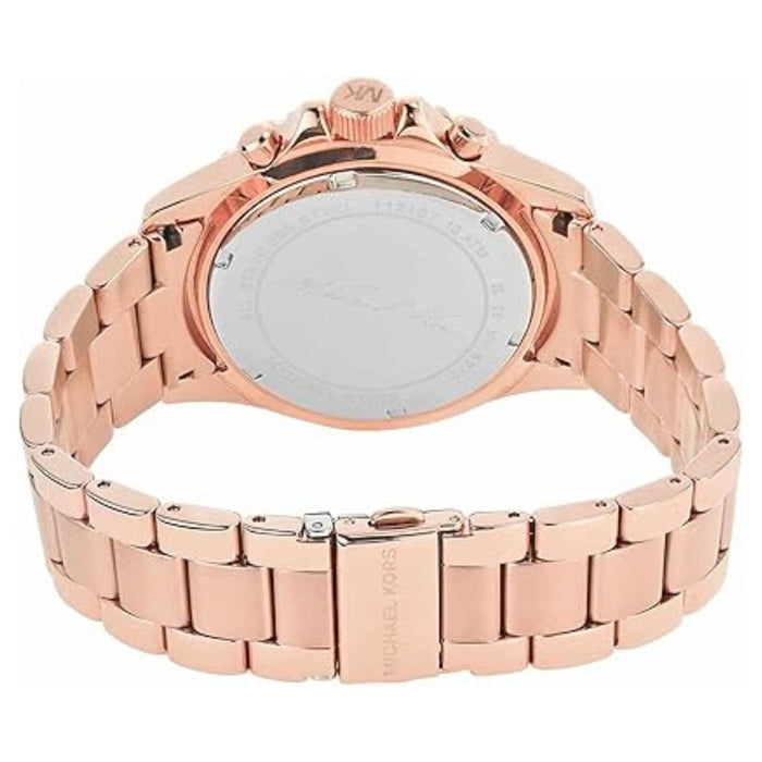 MICHAEL KORS EVEREST ROSE GOLD PINK CRYSTALS WOMEN'S WATCH Authentic