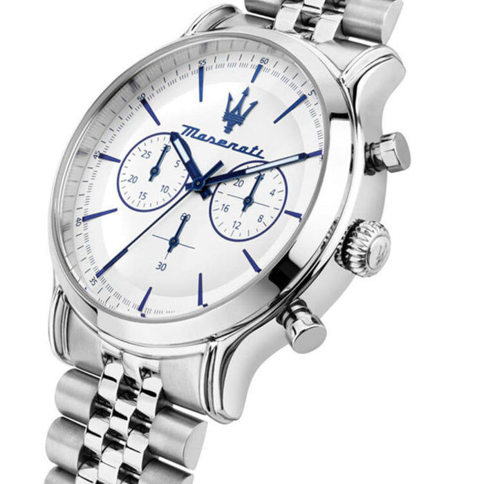 Maserati Epoca Chronograph – Blue & Silver Edition - R8873618034 - Authentic