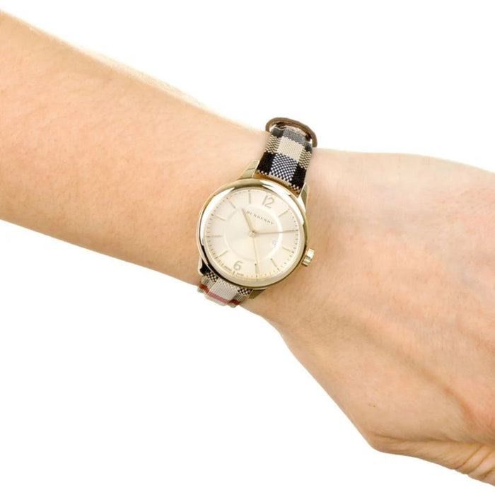Burberry Ladies Watch The Classic 32mm Yellow Gold BU10104 - Authentic