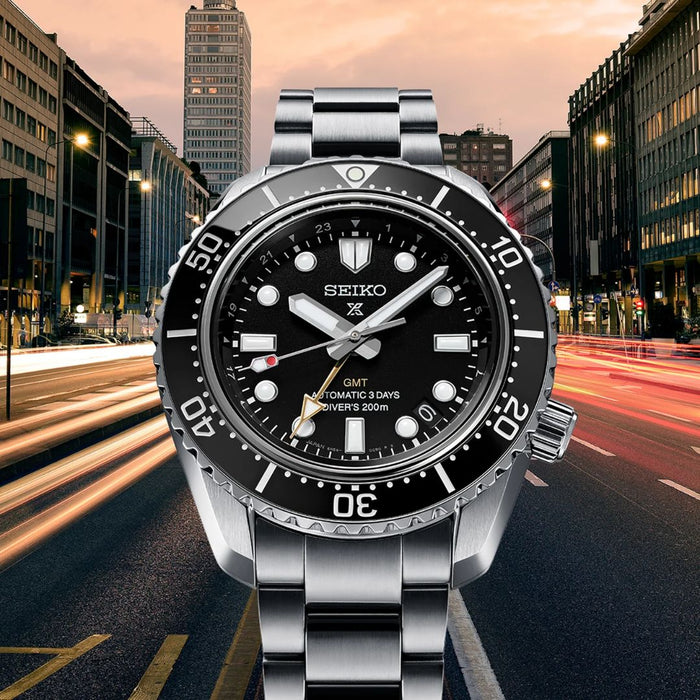 Seiko Prospex Black GMT Diver’s Watch – 200M Automatic - SPB383J1