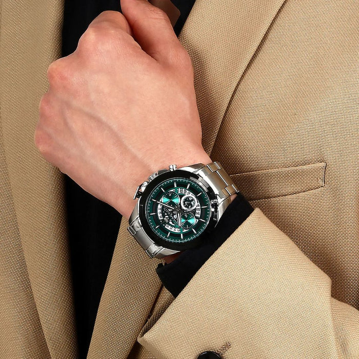 Maserati Velocita Chronograph Green Dial Watch - R8873612060 - Authentic