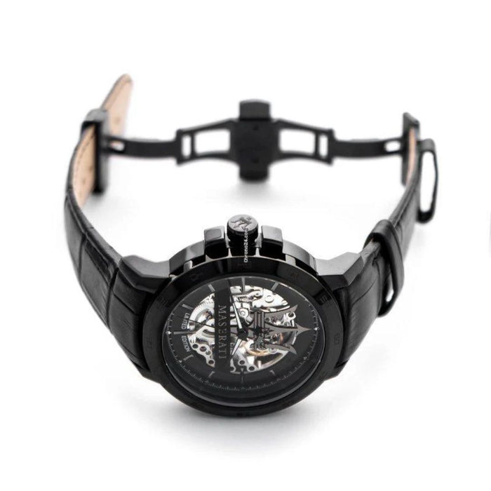 Maserati Traguardo Limited Edition Skeleton Automatic Watch – R8821119006 - Authentic