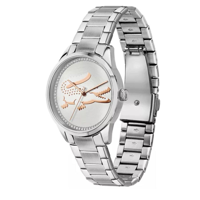 Silver With Stainless Steel Bracelet 2001189 - Authentic