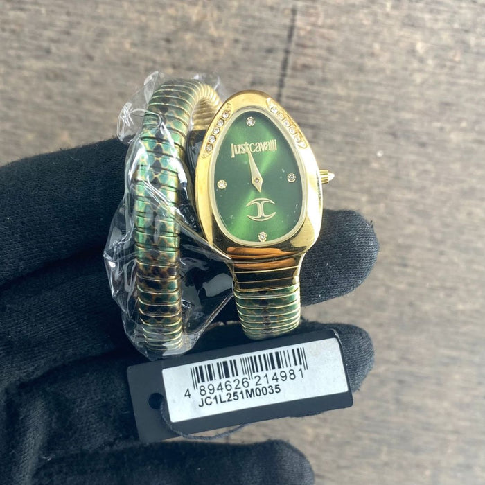 Just Cavalli JC1L251M0035 Pelle Solo Watch For Women - Authentic (S)