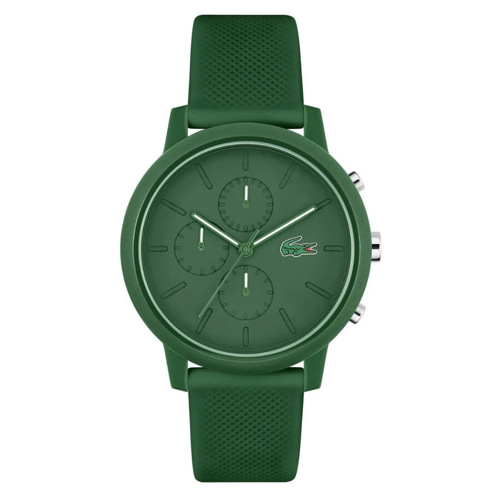 LACOSTE 12.12 CHRONO Men's watch with chronograph green - 2011245 - Authentic