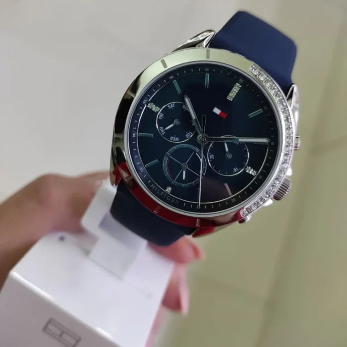 Tommy Hilfiger WOMENS QUARTZ SILICONE WATCH - 1782389 - Authentic