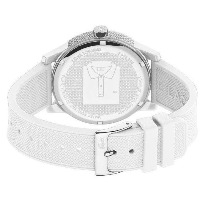 Lacoste 12.12 Classic White Men's Watch - 2010984 - Authentic