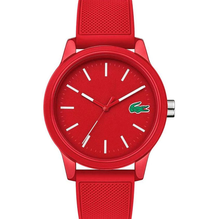 Lacoste Men's Rubber Analog Quartz Wrist Watch 2010988 - Authentic