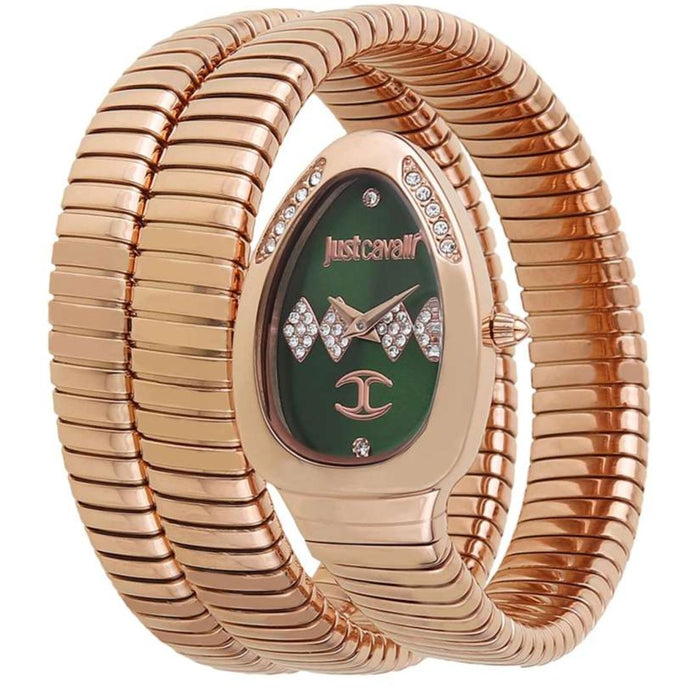 Just Cavalli Women Stainless Steel Wrap Around Straps Analogue Watch JC1L230M0055 - Authentic (S)