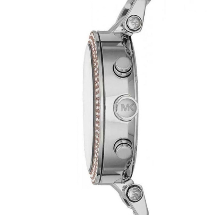 Michael Kors Parker Two Tone Glitz Dial Watch MK5820 Authentic