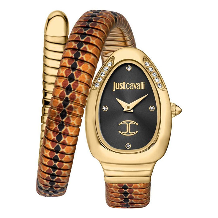 Just Cavalli Snake Oval Dial Women Watch JC1L251M0055 - Authentic (S)