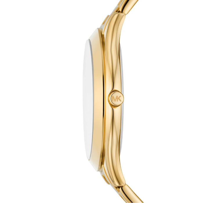 Michael Kors Stainless Steel Analog Gold Dial Women's Watch Authentic Mk4732