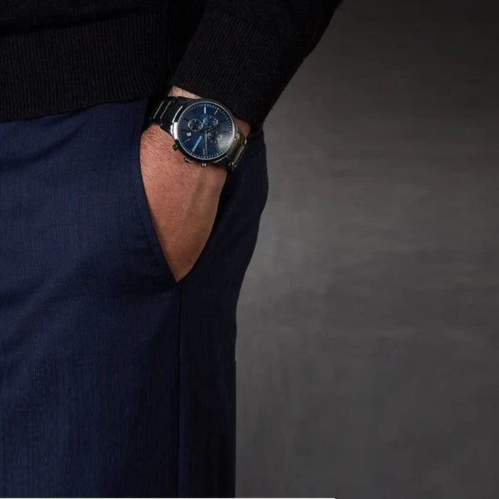 Emporio Armani Renato Quartz Blue Dial Men's Watch AR11182 - Authentic