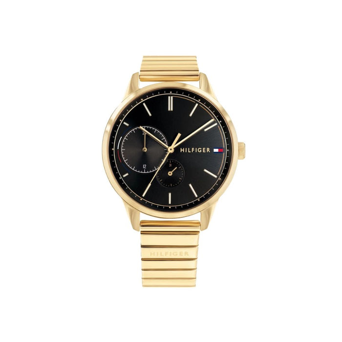 Tommy Hilfiger Women's Quartz Stainless Steel Black Dial 38mm Watch 1782019 - Authentic