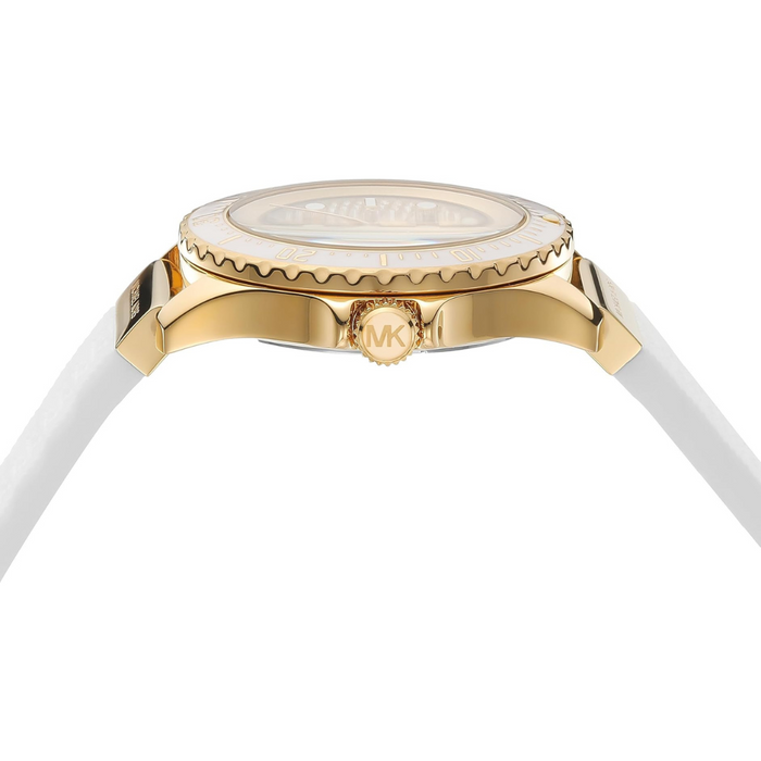 Michael Kors Everest White Silicone Strap Women's Watch| MK7357 Authentic