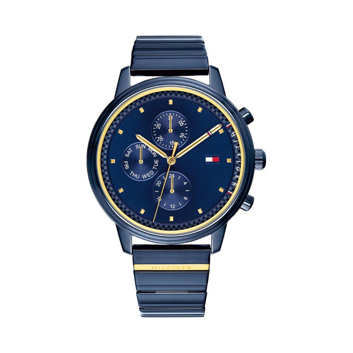 Tommy Hilfiger Blake Blue Dial Blue Steel Strap Watch - 1781893 - Authentic