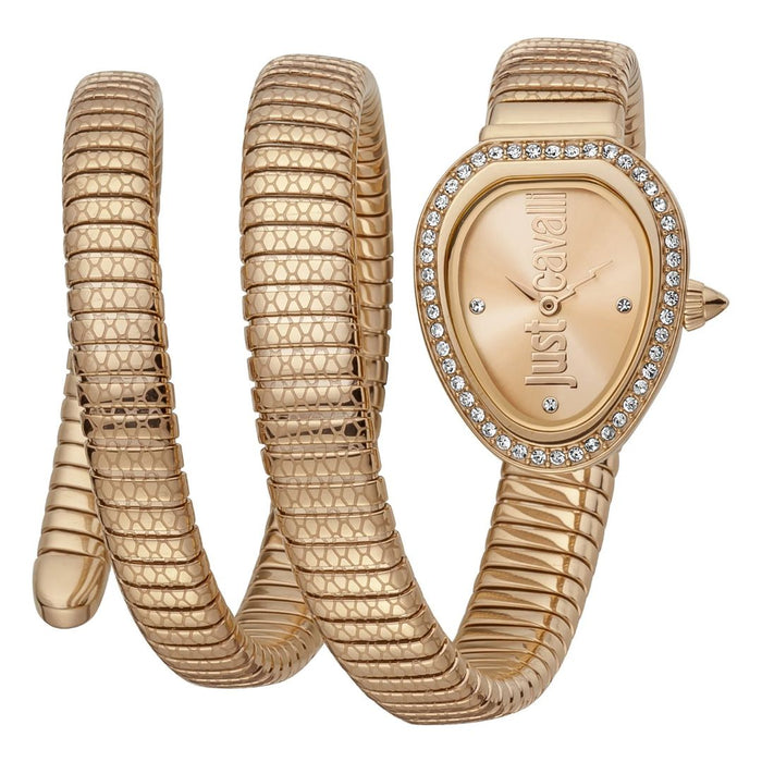 JUST CAVALLI JC1L163M0035 Snake Analog Watch For Women - Authentic (S)