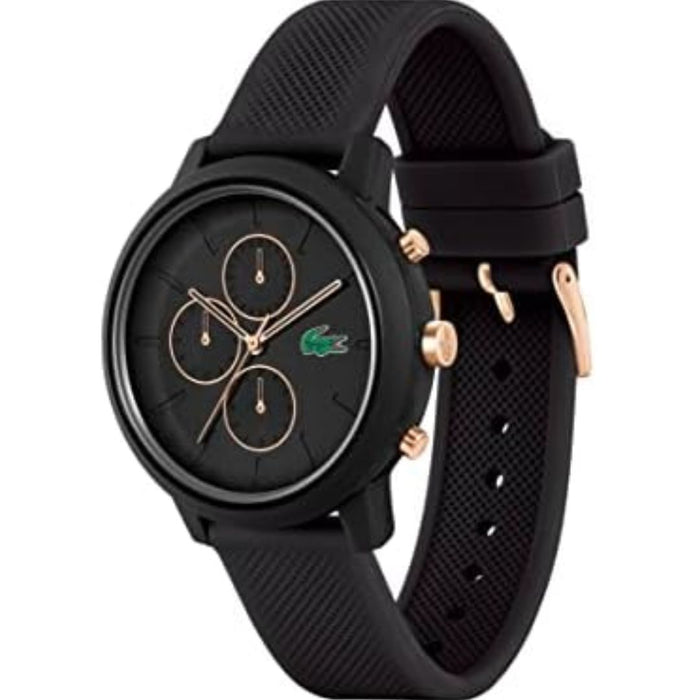 LACOSTE MENS QUARTZ SILICONE WATCH - 2011247 - Authentic