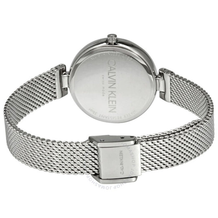 Calvin Klein Minimal Mesh Silver Women Watch - K8g23126 - Authentic