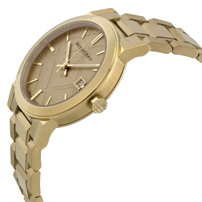 Burberry Gold Stainless Steel Women's Watch - BU9033 - Authentic