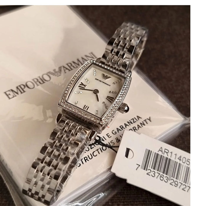 Emporio Armani Two-Hand Gianni Stainless Steel Watch - AR11405 - Authentic