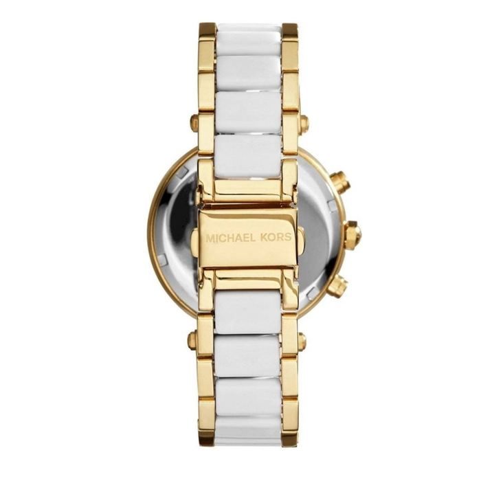 Michael Kors Women's Parker White Watch Authentic