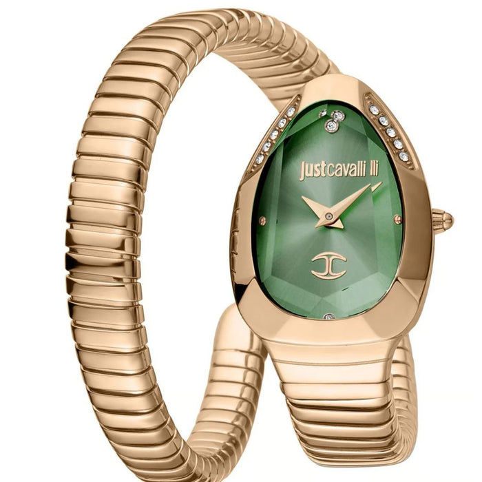 Just Cavalli Signature Snake Doppio Women's Watch - JC1L208M0055 - Authentic (S)