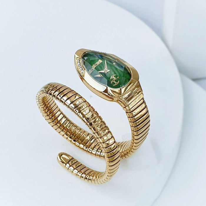 Just Cavalli Signature Snake Doppio Women's Watch - JC1L208M0055 - Authentic (S)