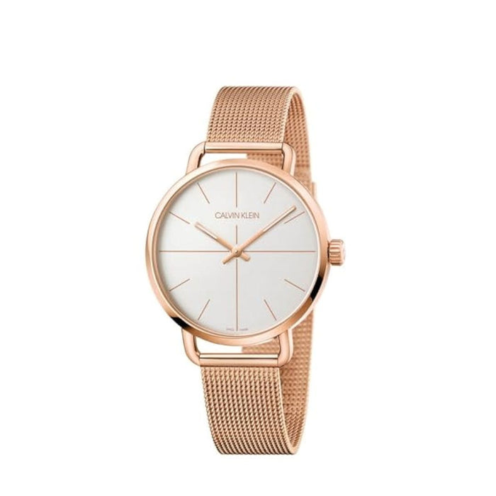 Calvin Klein Rise Rose Gold Mesh Women's Watch - k7b21626 - Authentic