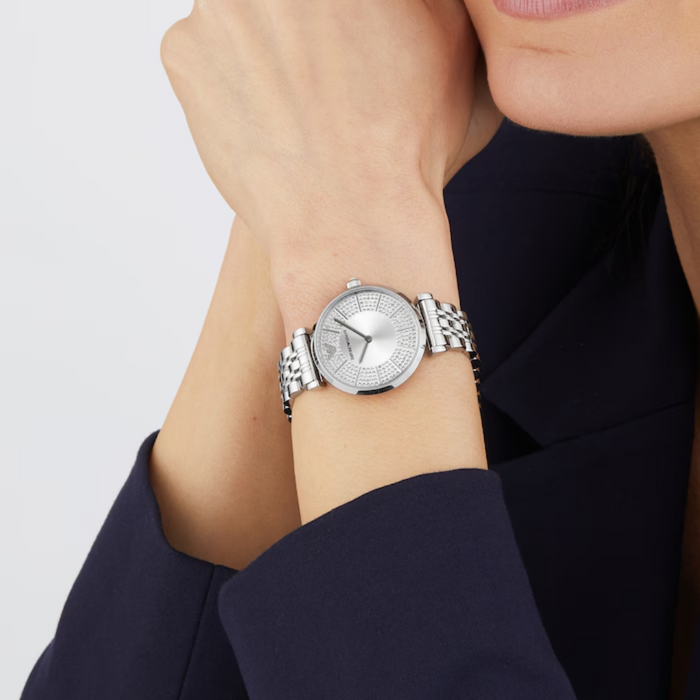 Emporio Armani Women's Two-Hand Stainless Steel Analog Watch - AR11445 - Authentic