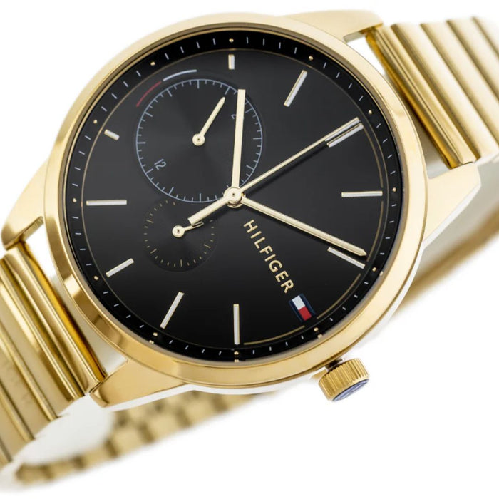 Tommy Hilfiger Women's Quartz Stainless Steel Black Dial 38mm Watch 1782019 - Authentic