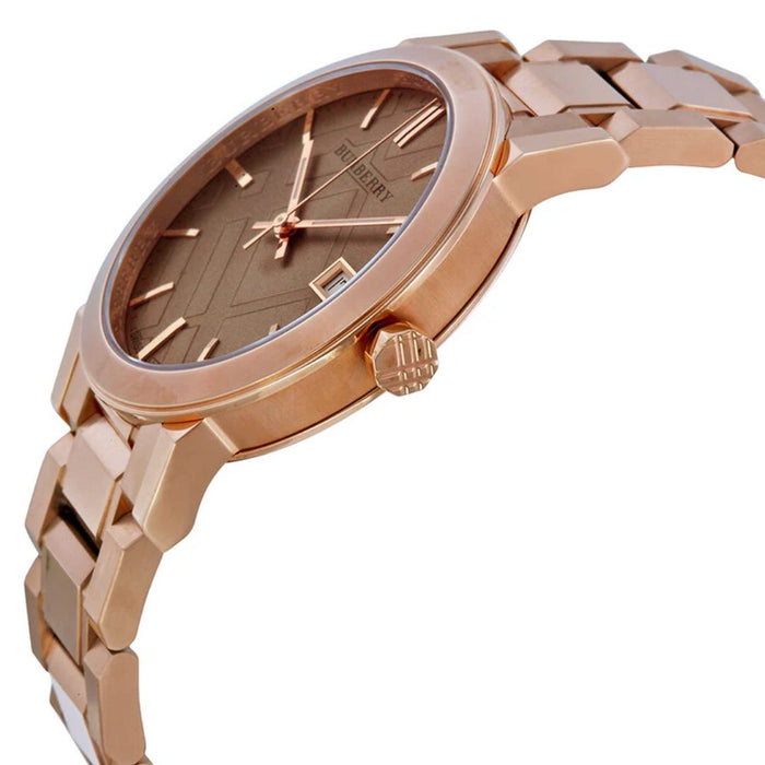 Burberry Rose Gold Stainless Steel Watch for Women - BU9034 - Authentic