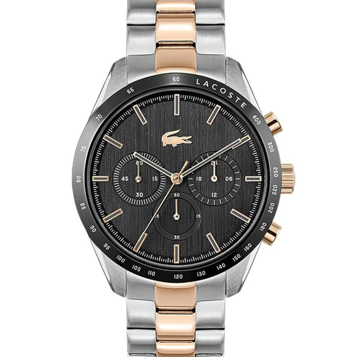 Lacoste Men's Boston Stainless Steel Chronograph Watch 2011112 - Authentic