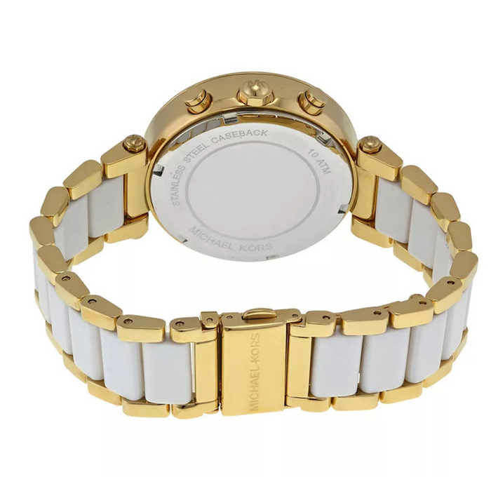 Michael Kors Women's Parker White Watch Authentic