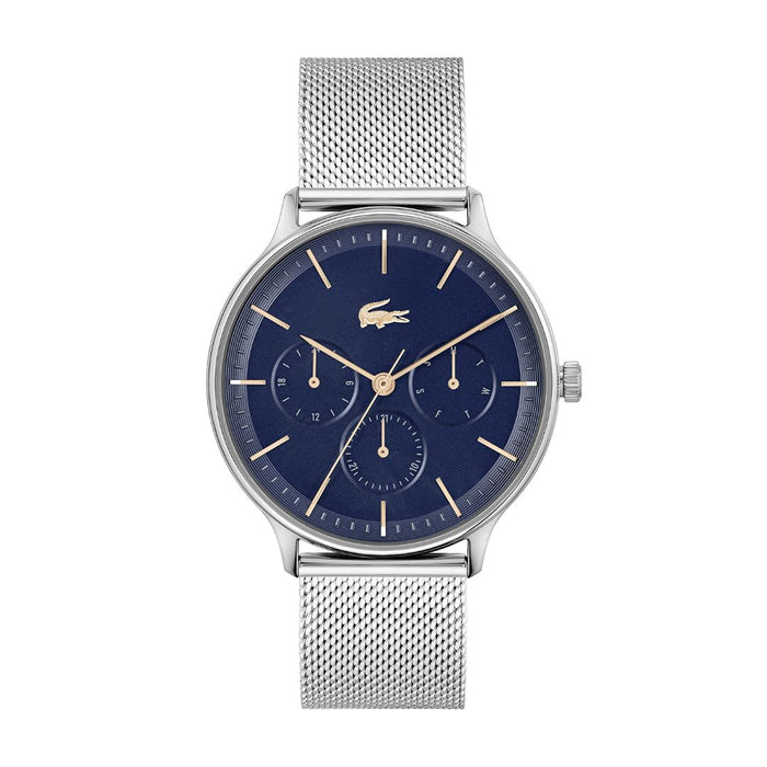 Lacoste Men's Blue Dial Stainless Steel Watch - 2011228 - Authentic