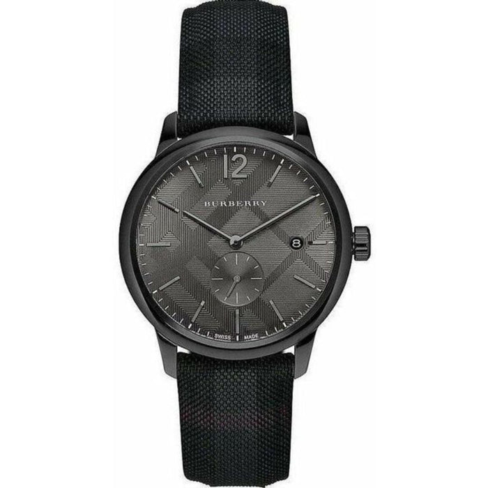 Burberry City Black Dial Watch – Fabric Strap BU10010 - Authentic