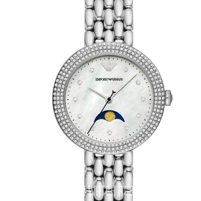 Emporio Armani Multifunction Stainless Steel Rosa Ladies Watch - AR11461 - Authentic