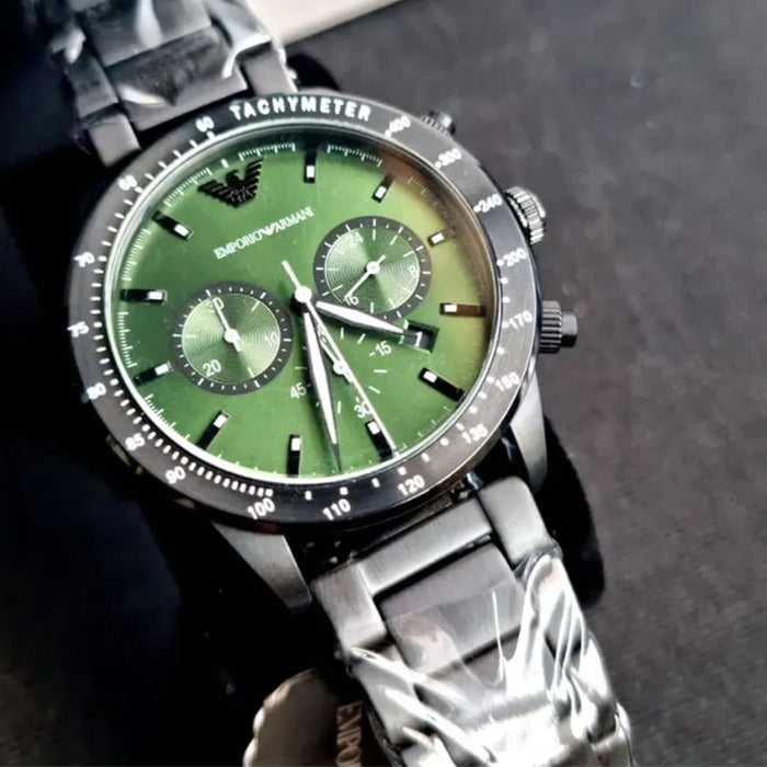 Emporio Armani Chronograph Stainless Steel Watch - AR11454 Authentic