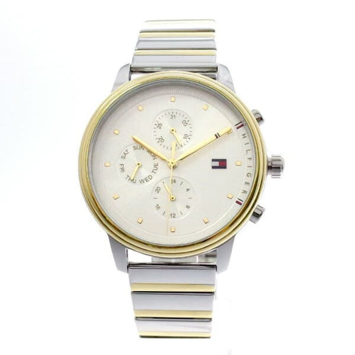 Tommy Hilfiger Women's Quartz Stainless Steel White Dial 38mm Watch 1781908 - Authentic