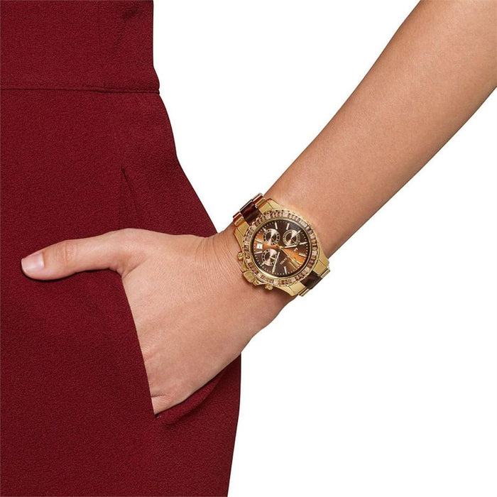 Michael Kors Glitz and Glamour Chronograph Ladies Watch Authentic